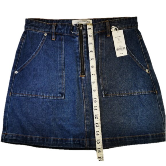 Ardene, Skirt, Denim Blue, Medium, with pockets - Picture 5 of 6